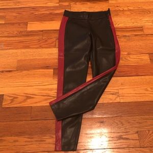 Zara Trafaluc Faux Leather Pants